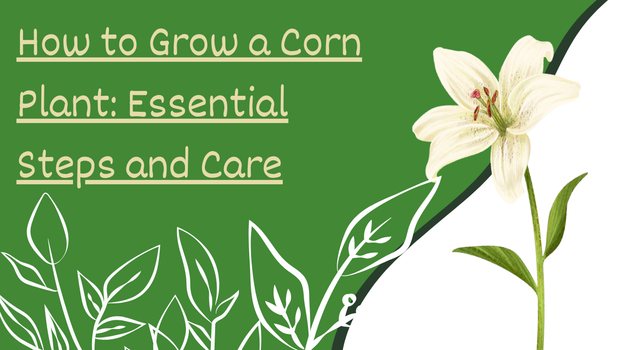 How to Grow a Corn Plant: Essential Steps and Care